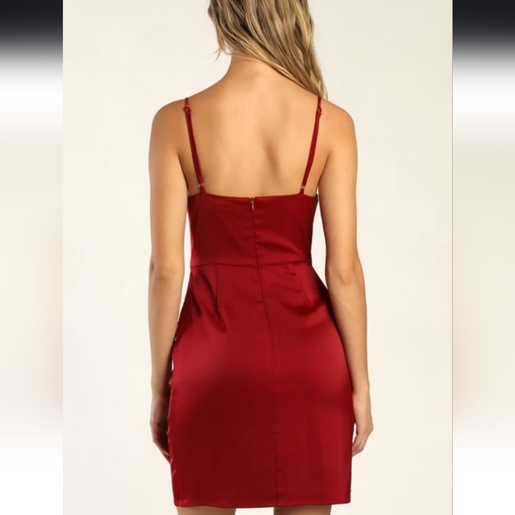 Lulu's Satin Dress - Picture 4 of 4